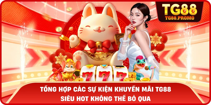Tổng hợp các sự kiện khuyến mãi TG88 siêu hot không thể bỏ qua