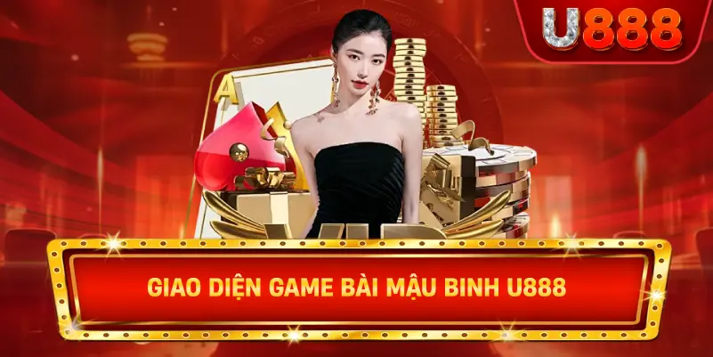 Giao diện game bài mậu binh u888